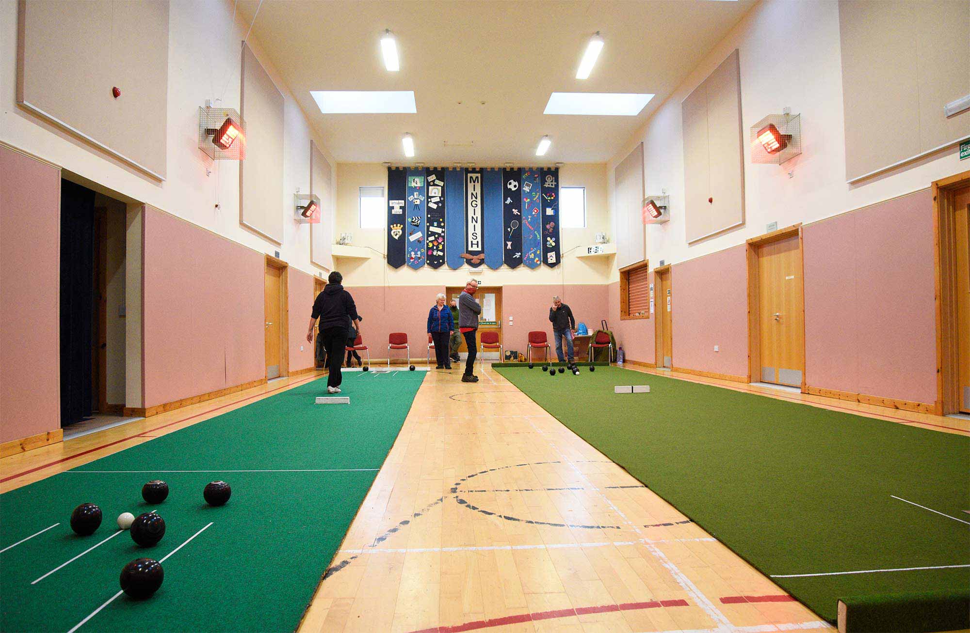 Minginish Community Hall offering indoor bowls and sports hire the hall Carbost